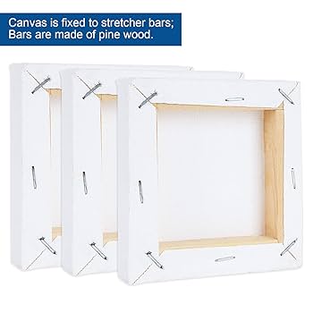 Amazon.co.jp: ミニキャンバスパネル 6 x 6インチ キャンバス